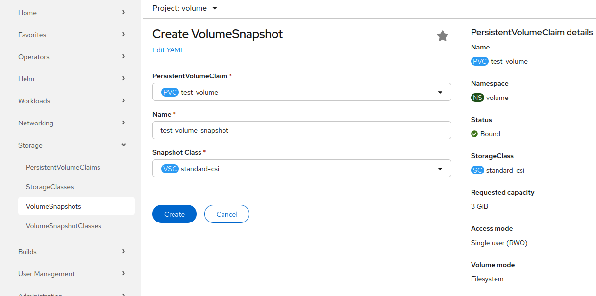 Enter the details of Snap Shot
