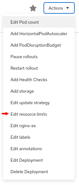 Actions>EditResourceLimits