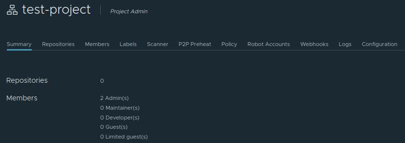 Project Level Navigation