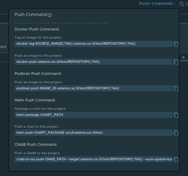 Push Commands
