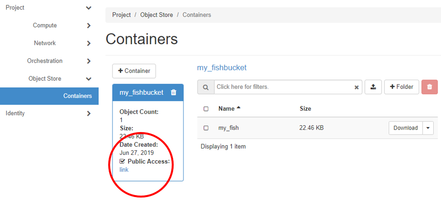 "Objektin asettaminen julkiseksi tai yksityiseksi"