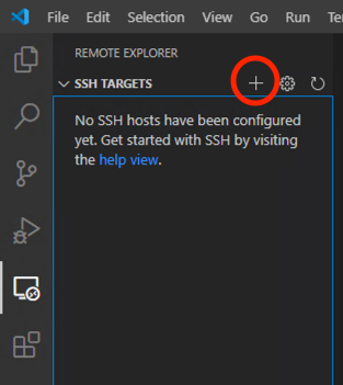 Adding a SSH Remote connection